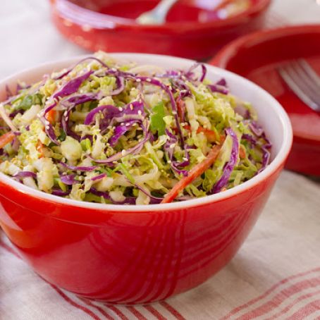 Cabbage Slaw With Peanut Soy Dressing David Venables Recipes Qvc