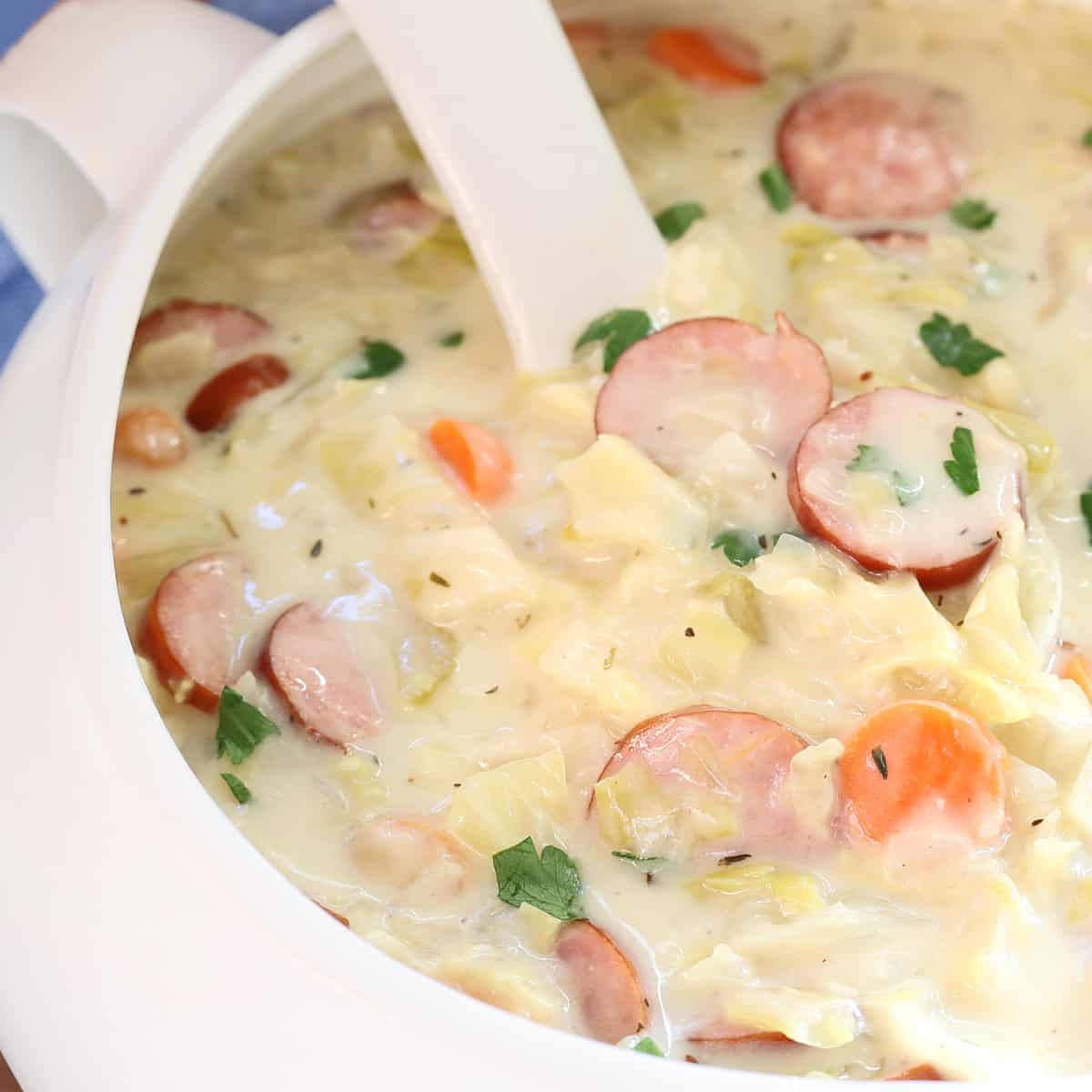 5 Steps to Perfect Cabbage Soup with Smoked Sausage