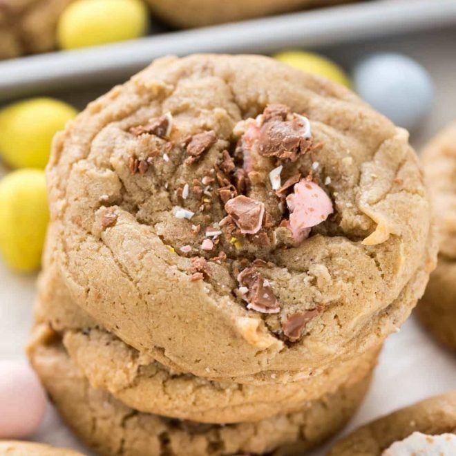 Cadbury Mini Egg Cookies Crazy For Crust