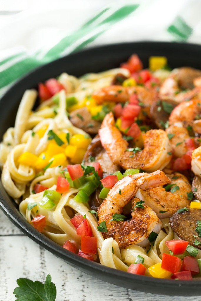 Cajun Shrimp And Sausage Pasta Dinner At The Zoo