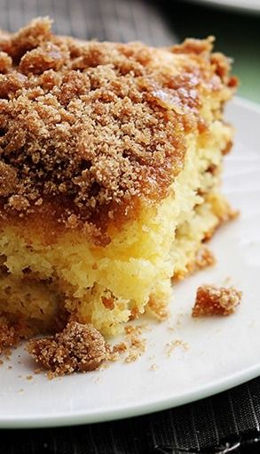 Cake Mix Sour Cream Coffee Cake Creme De La Crumb