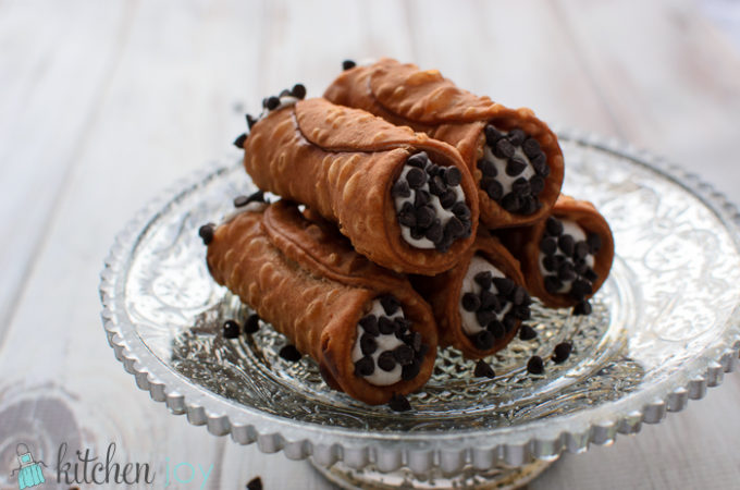 Cannoli With Ricotta Mascarpone Cream Kitchen Joy