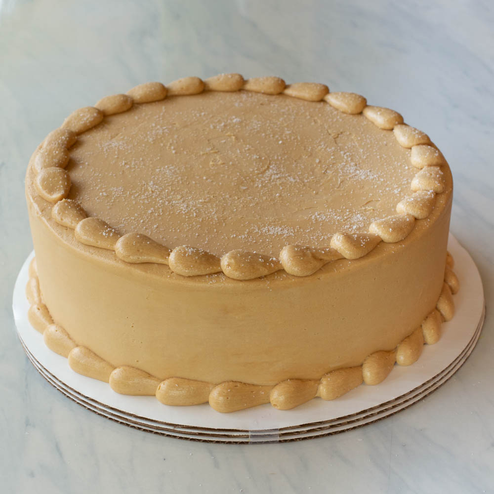 Caramel Cake With Salted Caramel Frosting From Back In The Day Bakery