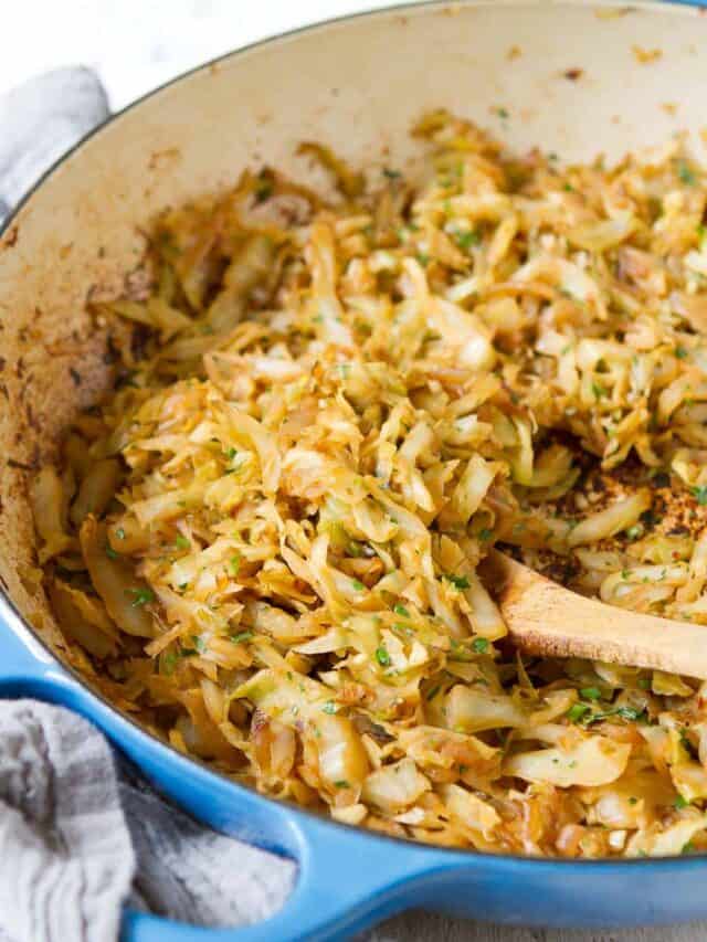 Caramelized Cabbage Recipe Cookin Canuck