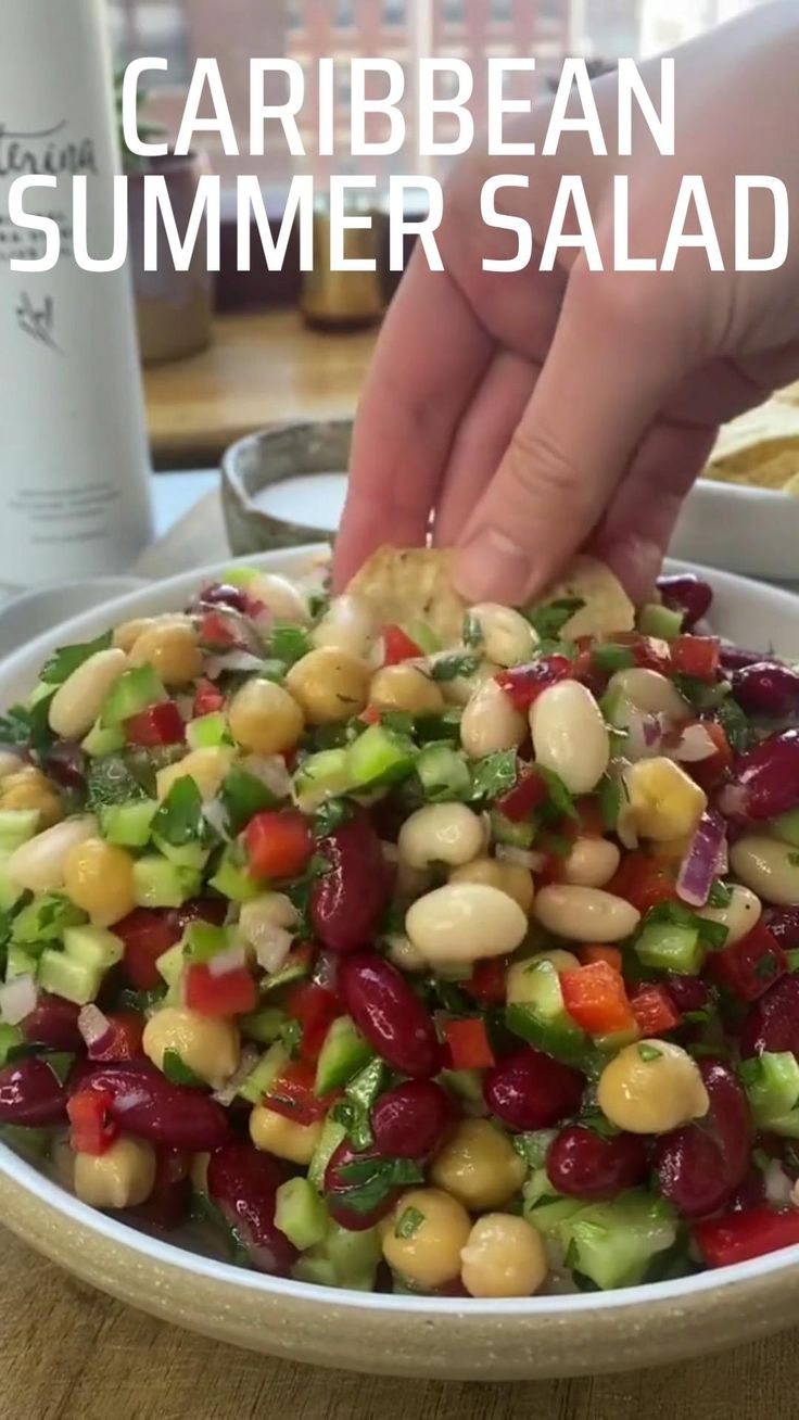 Caribbean Summer Salad Recipe Recept Recept Sallader Lunch