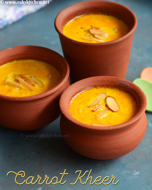 Carrot Kheer Recipe Aarti S Kitchen Youtube