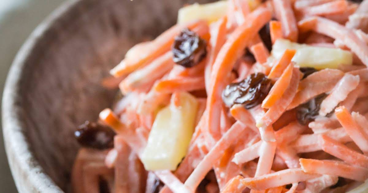 Carrot Raisin And Pineapple Salad Parade