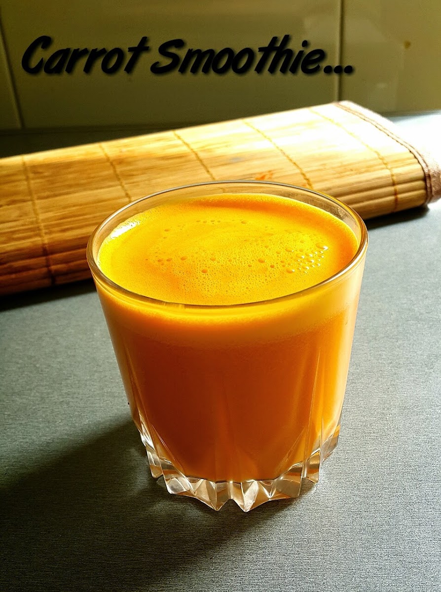 Carrot Smoothie For Kids