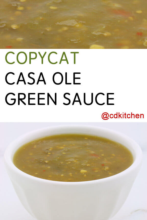 Casa Ole Green Sauce Secret Copycat Recipe Hotsalty