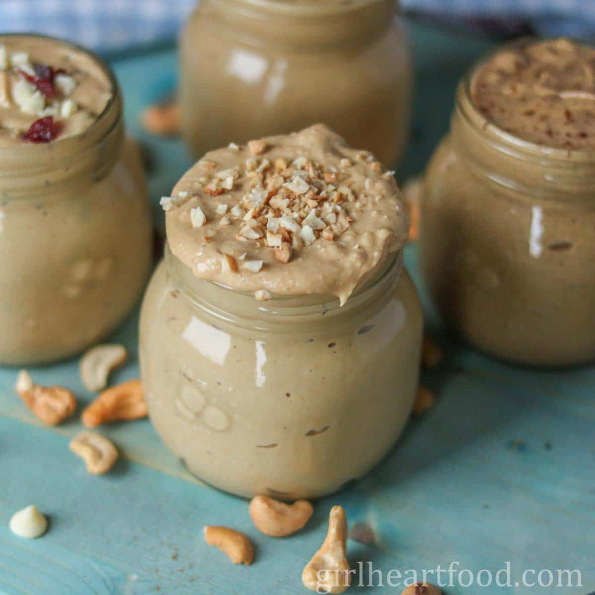 Cashew Butter Recipe Four Versions Girl Heart Food