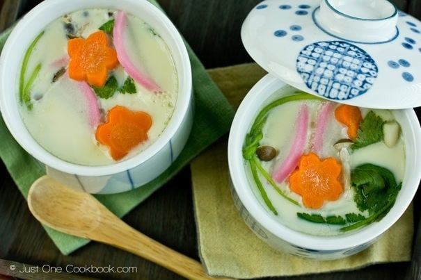 Chawanmushi Japanese Steamed Egg Custard Just One Cookbook