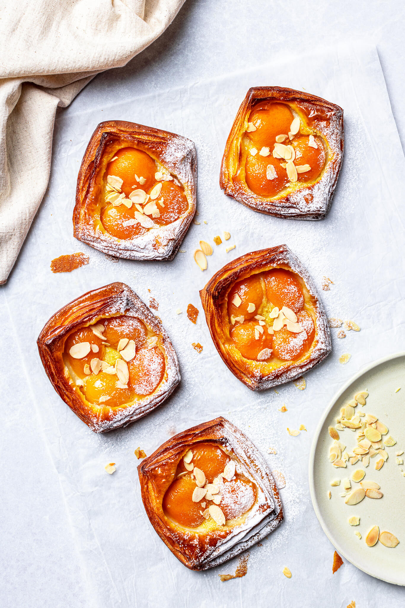 Cheaty Apricot And Almond Danish Pastries Hyggestyle