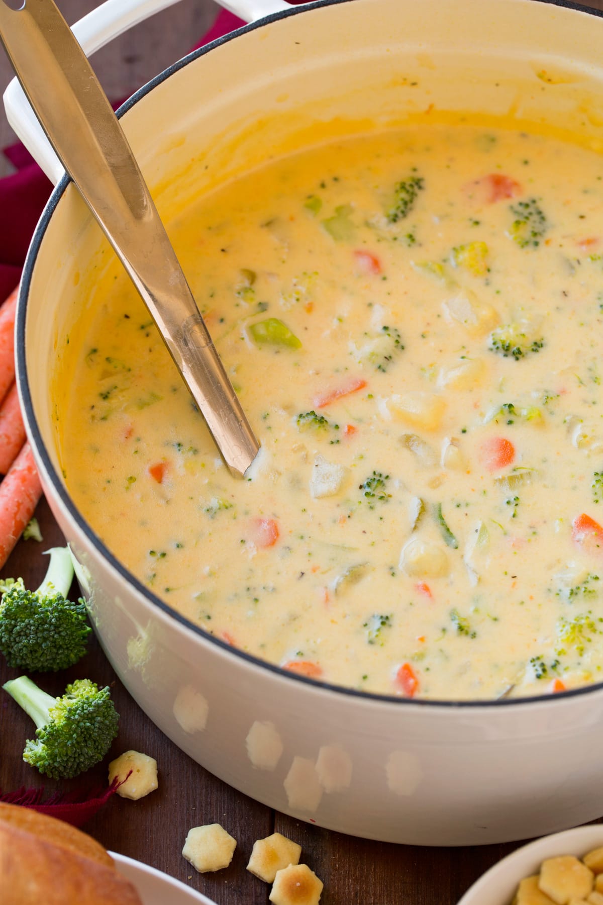 Cheddar Broccoli Potato Soup And My Two Cents Cooking Classy Bloglovin