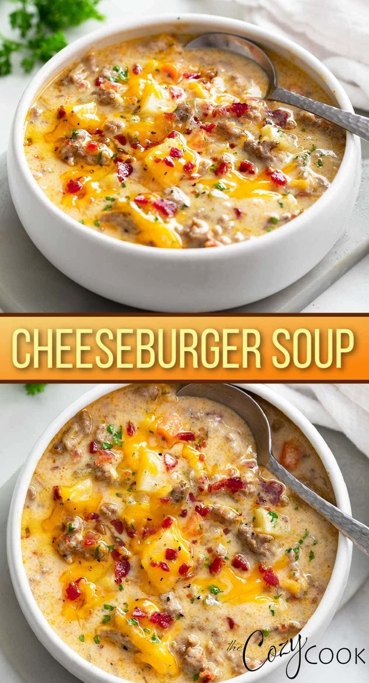 Cheeseburger Soup The Recipe Critic Cheese Burger Soup Recipes