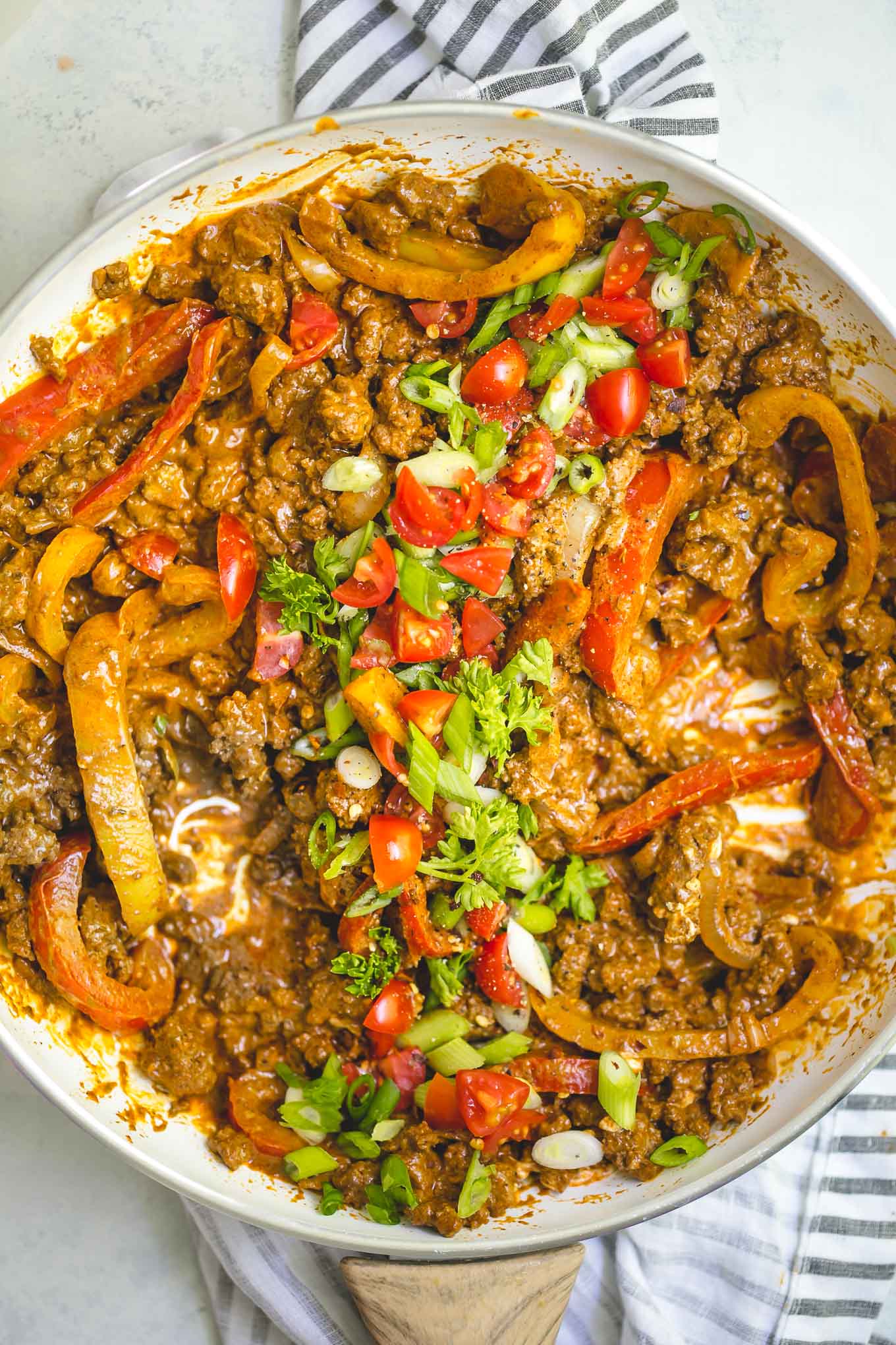 Cheesy Beef Taco Skillet Andie Mitchell