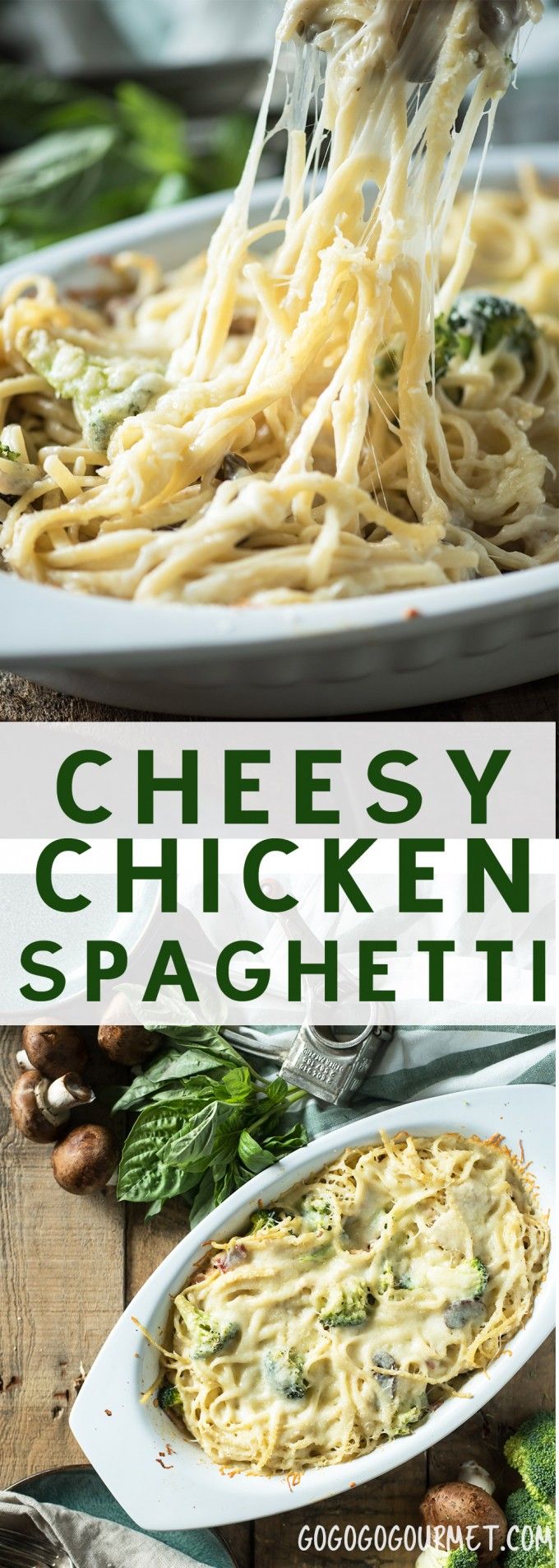 Cheesy Chicken Spaghetti A Fast And Easy Weeknight Meal Using