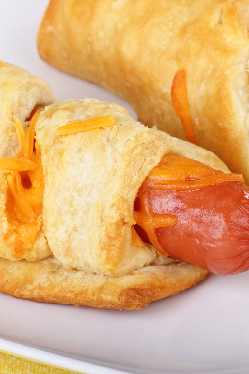 Cheesy Crescent Roll Hot Dogs Kitchme Kelly Ideas