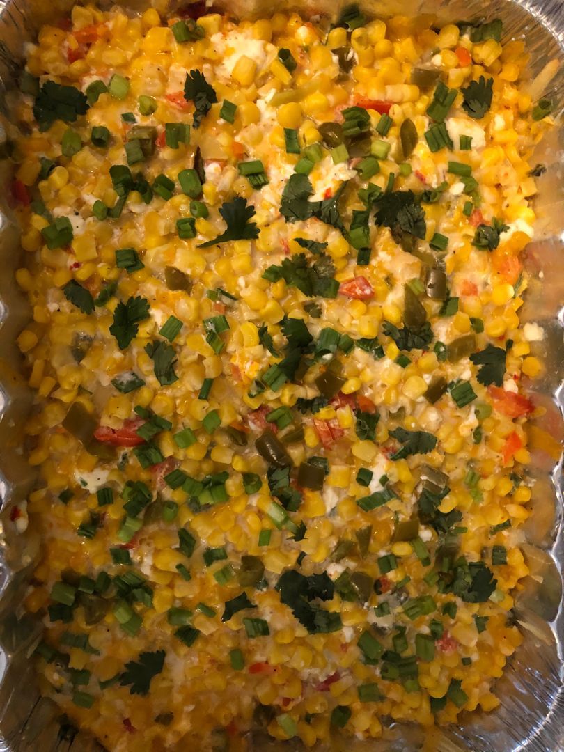 Cheesy Fiesta Corn Casserole