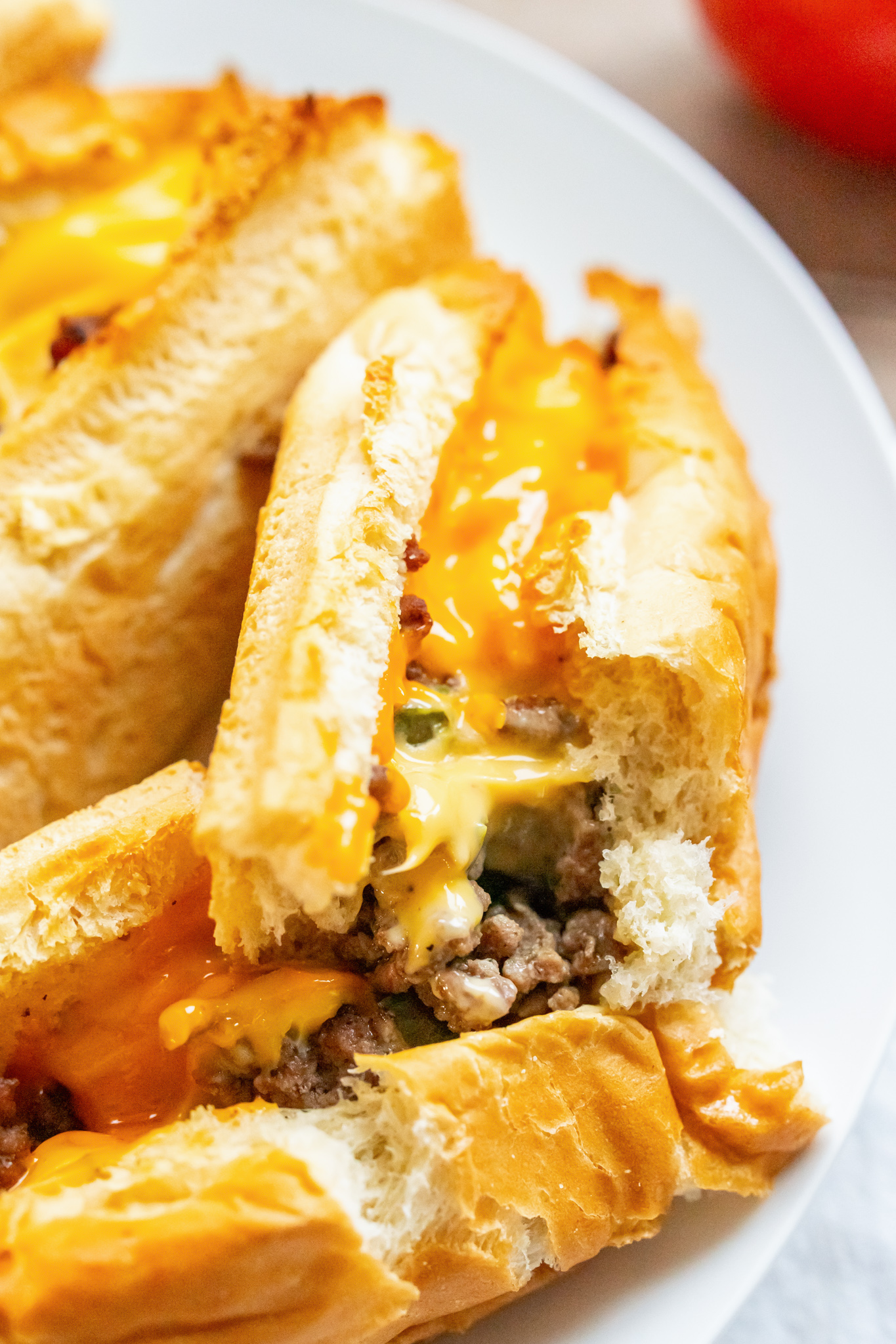 Cheesy Ground Beef Sandwich Wonkywonderful