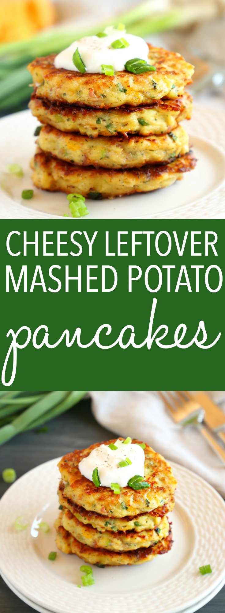 Cheesy Leftover Mashed Potato Pancakes The Busy Baker