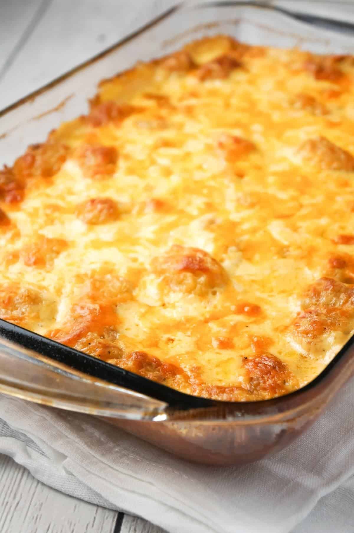 Cheesy Potato Casserole Recipe Easy Side Dish For Brunch Breakfast