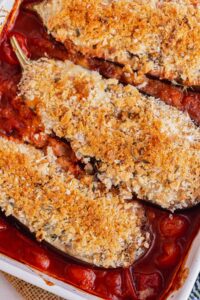 Cheesy Roasted Aubergine With Breadcrumbs The Cook Report