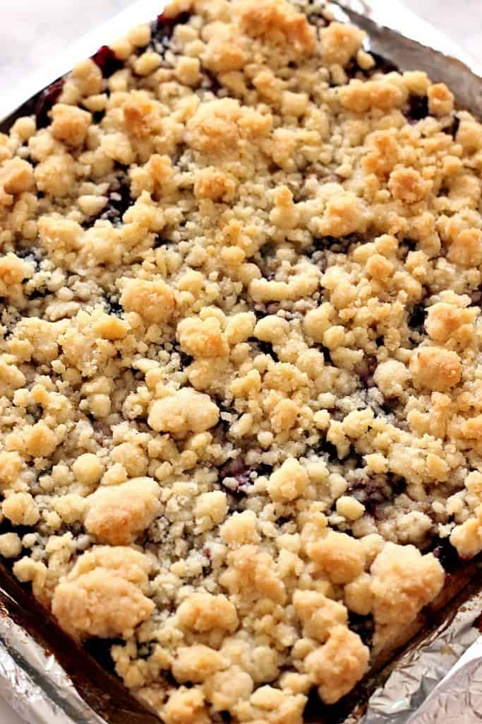 Cherry Pie Crumb Bars Recipe Crunchy Creamy Sweet