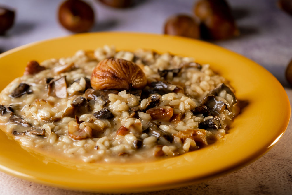 Chestnut Amp Mushroom Risotto Italian Recipe