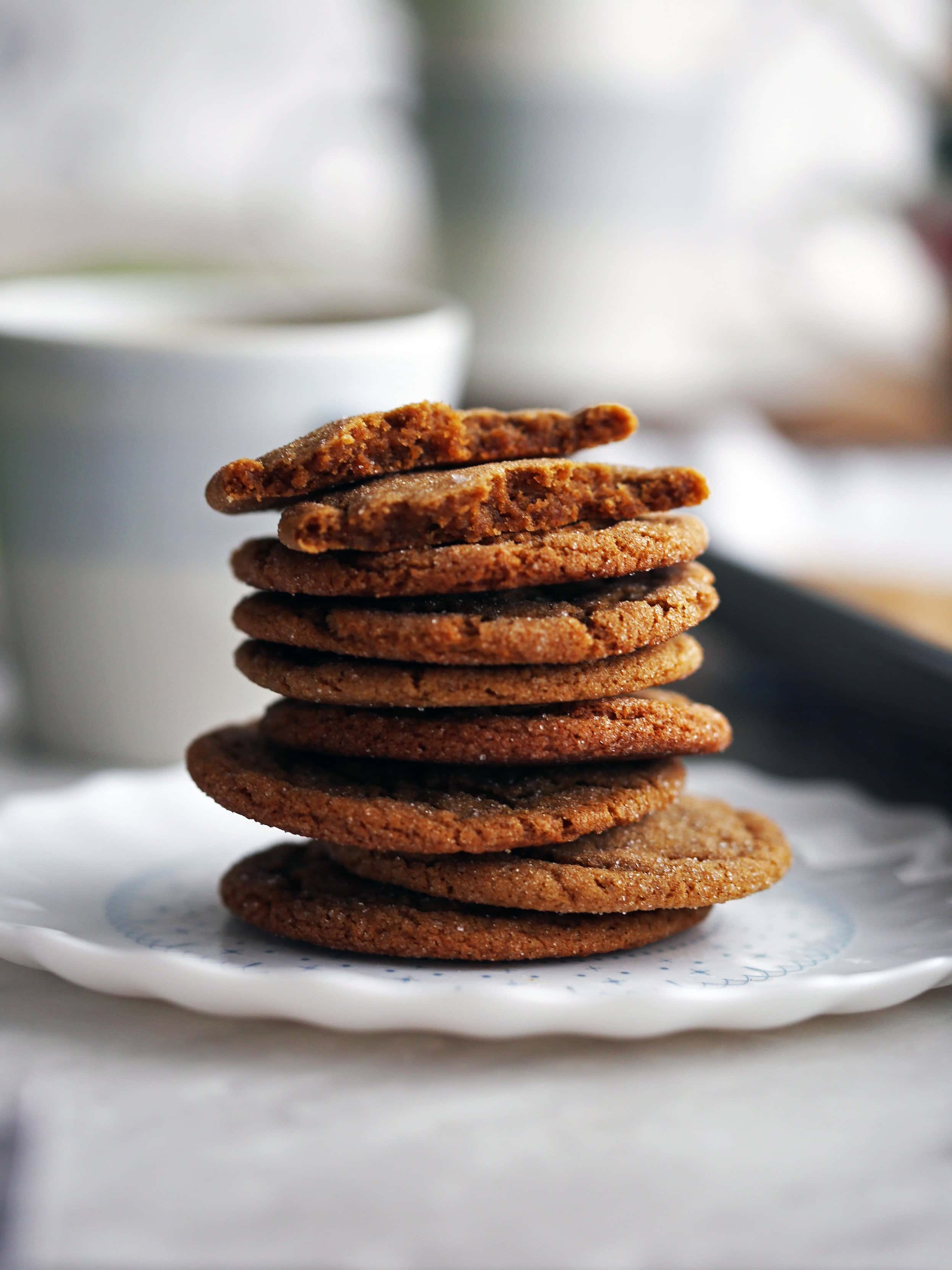 Chewy Gingersnap Cookies Ginger Snap Cookies Gingersnap Cookies Chewy Chewy Molasses Cookies