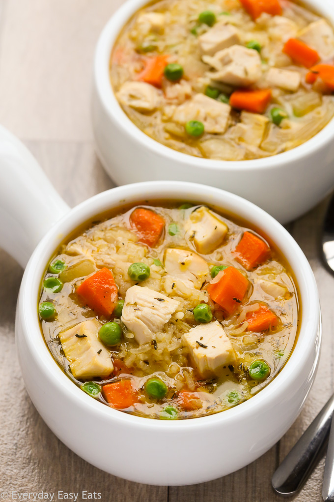 Chicken And Rice Soup Recipetin Eats