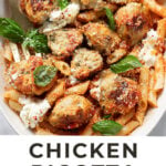 Chicken And Ricotta Meatballs Baked Or Pan Fried Familystyle Food