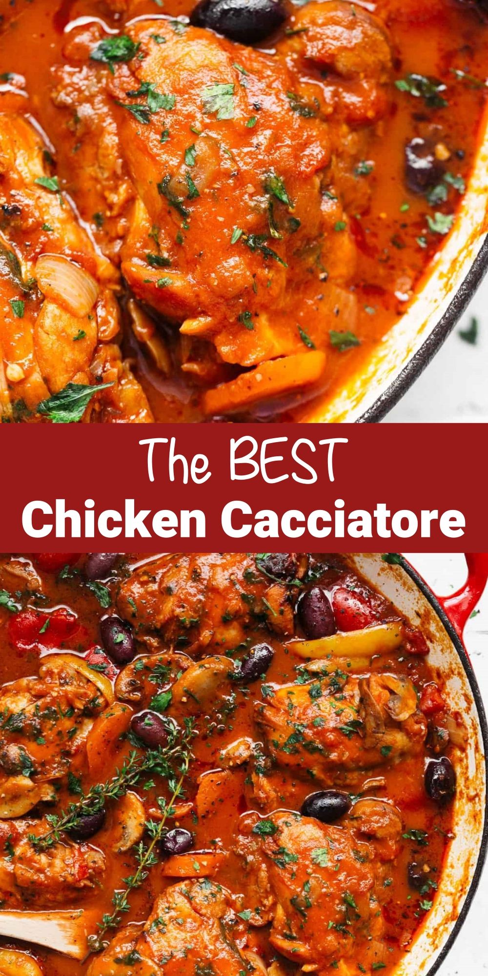 Chicken Cacciatore Easy And Authentic Italian Recipe One Pan Or Slow