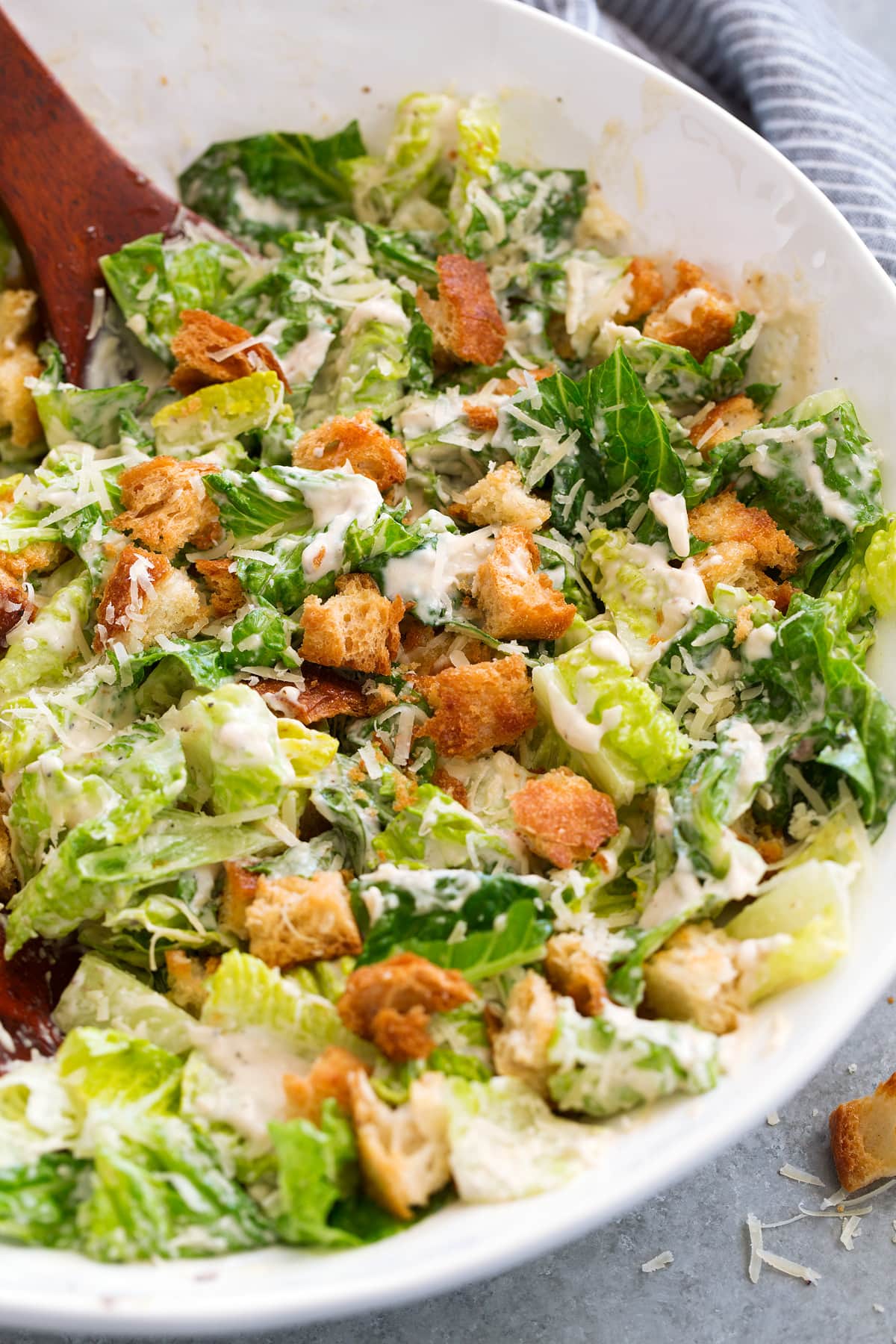 Chicken Caesar Salad Homemade Dressing Cooking Classy