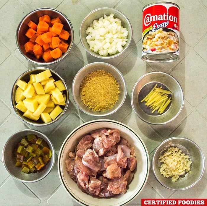 Chicken Curry Ingredients And Procedure