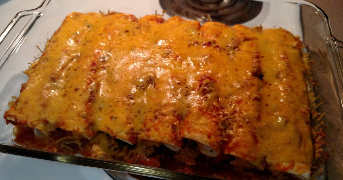 Chicken Fajita Enchiladas Recipe Fajitas Enchilada Recipes