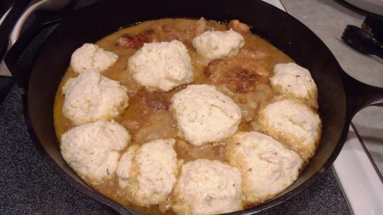 Chicken Fricassee With Herb Dumplings Recipe Genius Kitchen