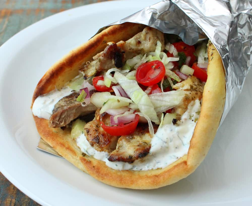 Chicken Gyro With Tzatziki Sauce How To Feed A Loon