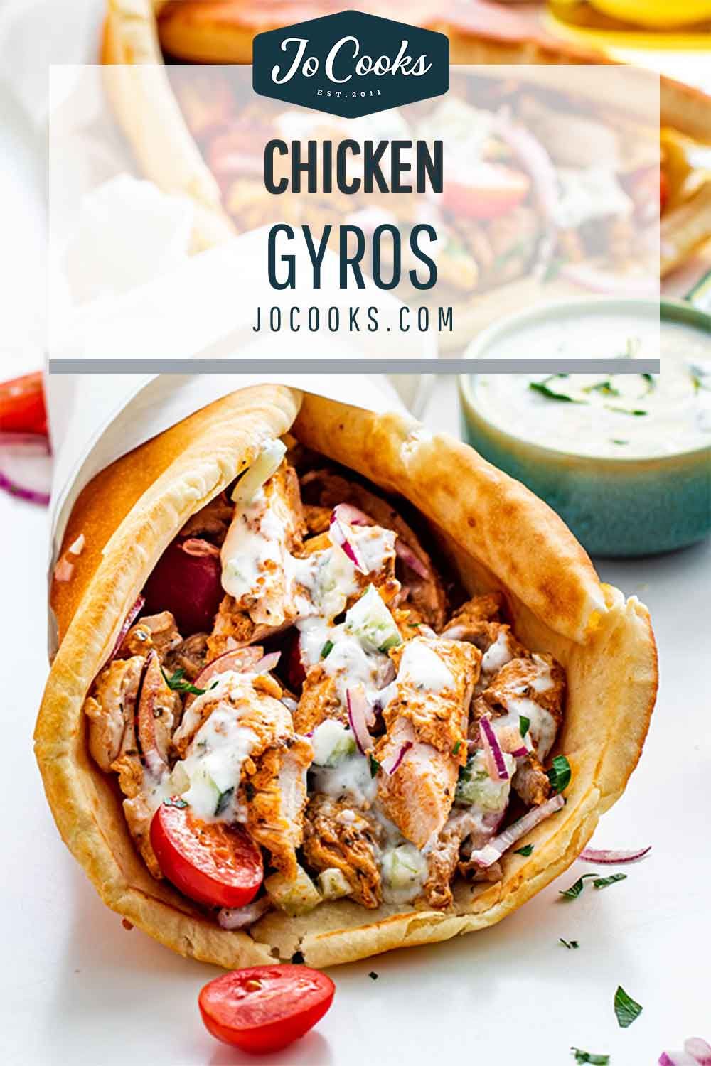 Chicken Gyros Made With A Blend Of Spices With The Perfect Balance Of