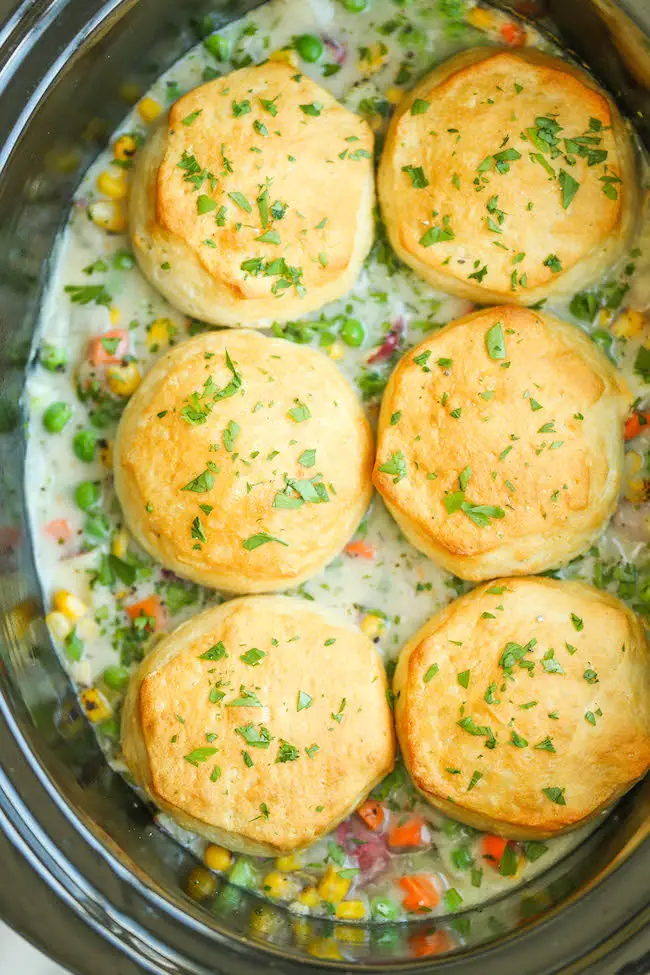 Chicken Pot Pie Slow Cooker Recipe Easy Dinner Pip And Ebby