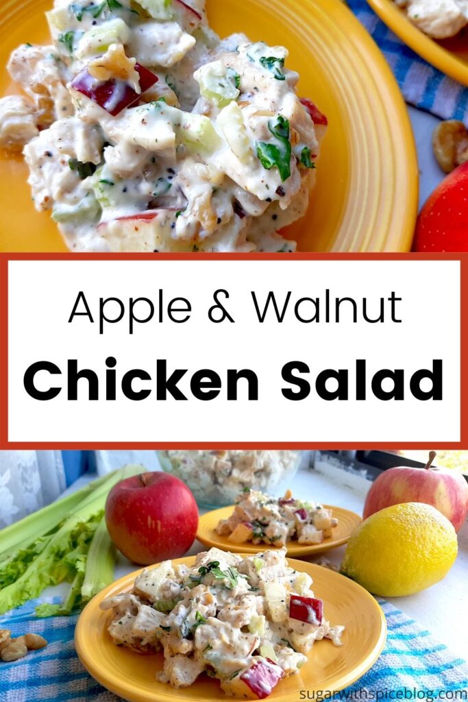 Chicken Salad With Apples And Walnuts Sugar And Spice