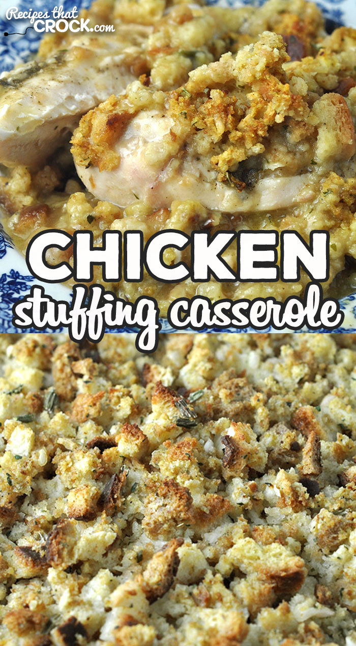 Chicken Stuffing Casserole Oven Recipe Recipes That Crock