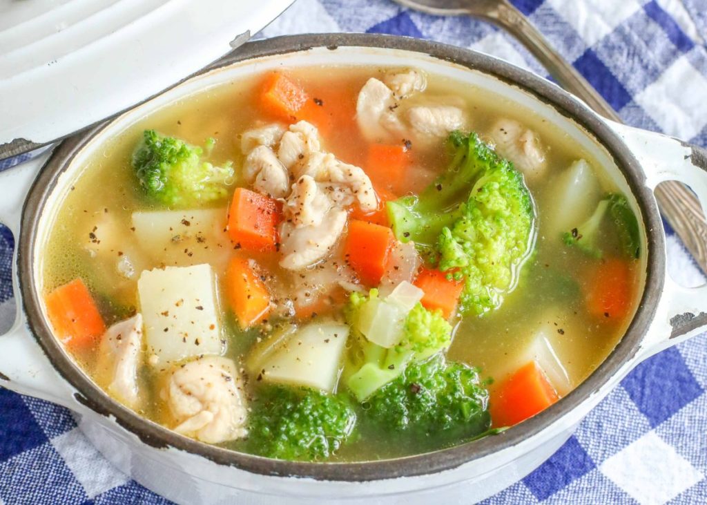 Chicken Vegetable Soup The Cozy Cook