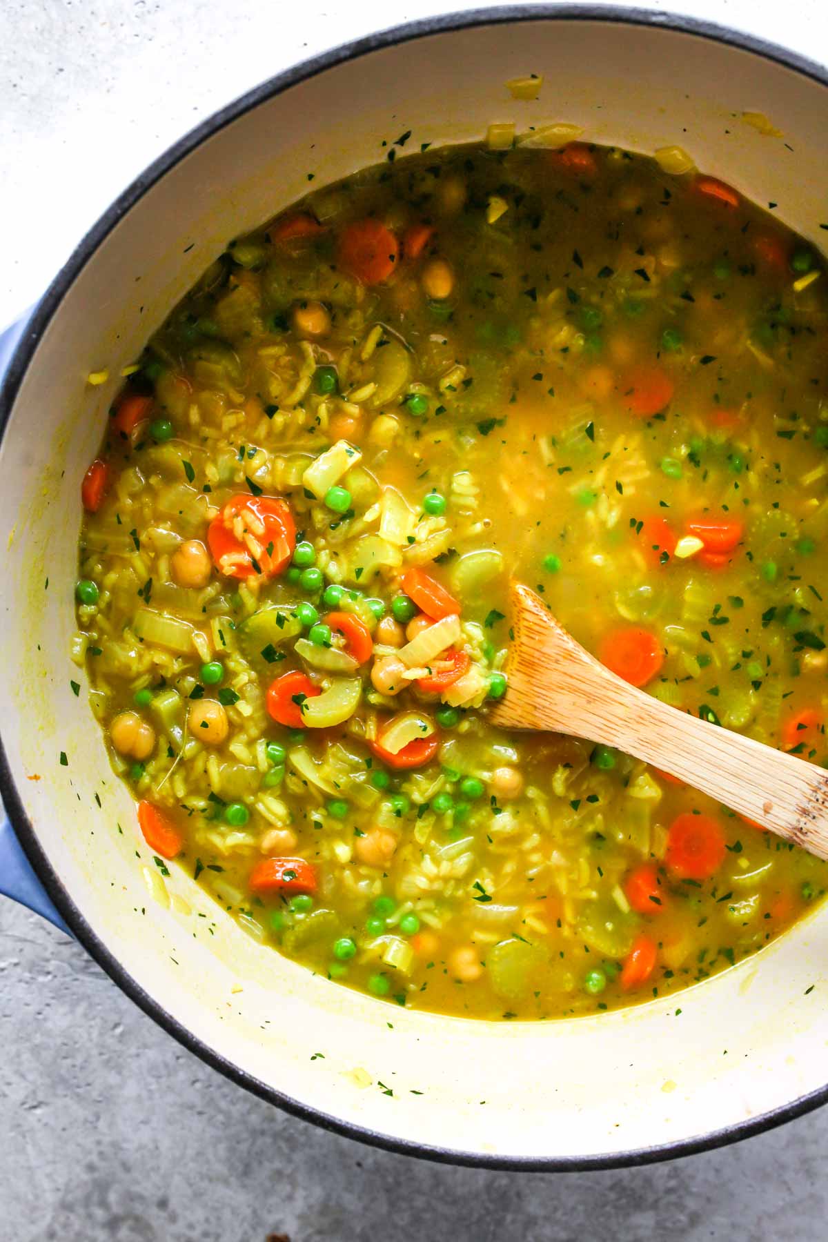 Chickpea And Rice Soup Dishing Out Health