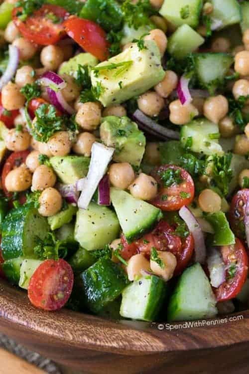 Chickpea Salad Spend With Pennies