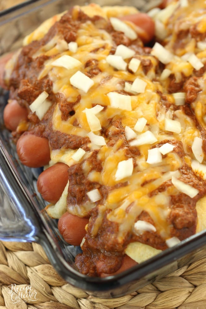 Chili Cheese Crescent Dogs Diary Of A Recipe Collector