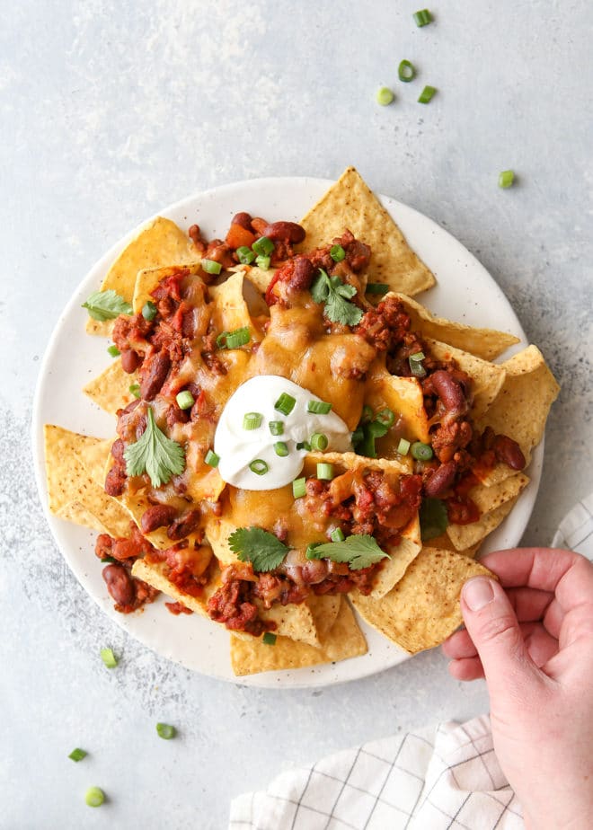 Chili Cheese Nachos Completely Delicious