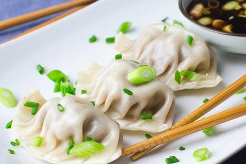 Chinese Pork Dumplings Recipe Oh Snap Let S Eat