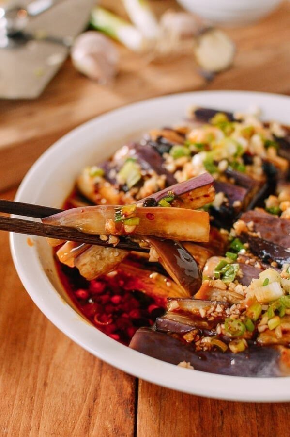 Chinese Steamed Eggplant Oh Snap Let S Eat