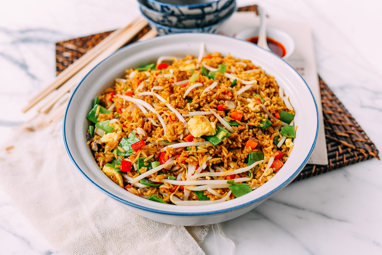 Chinese Vegetable Fried Rice Cookin With Mima