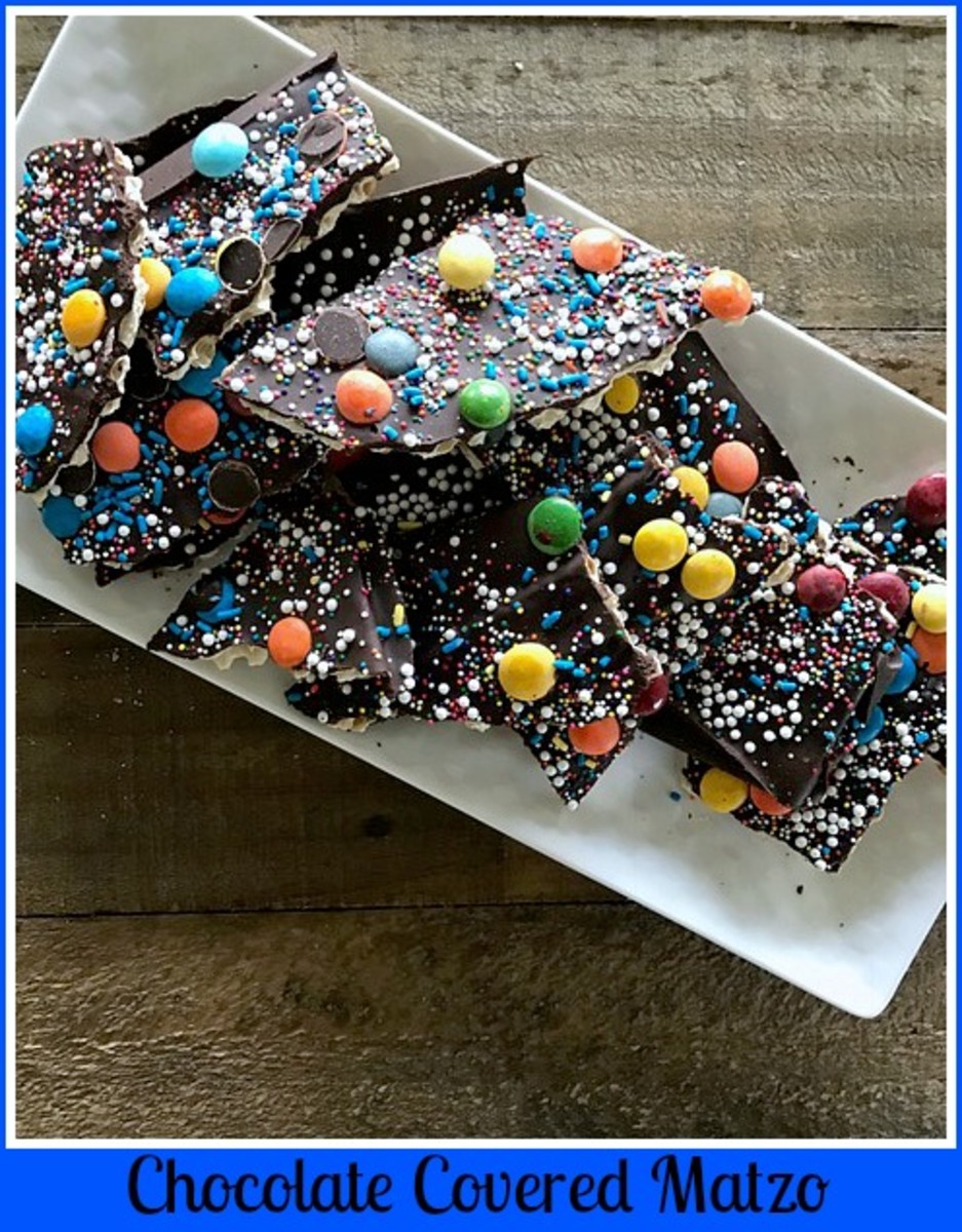 Chocolate And Candy Covered Matzo Enjoy All Year Round